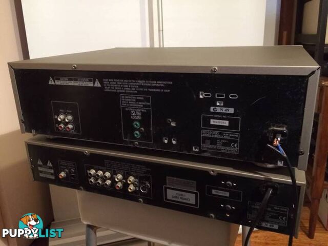 KENWOOD KXF-W4040 TAPE & DVF-5010 CD PLAYER $30 THE PAIR