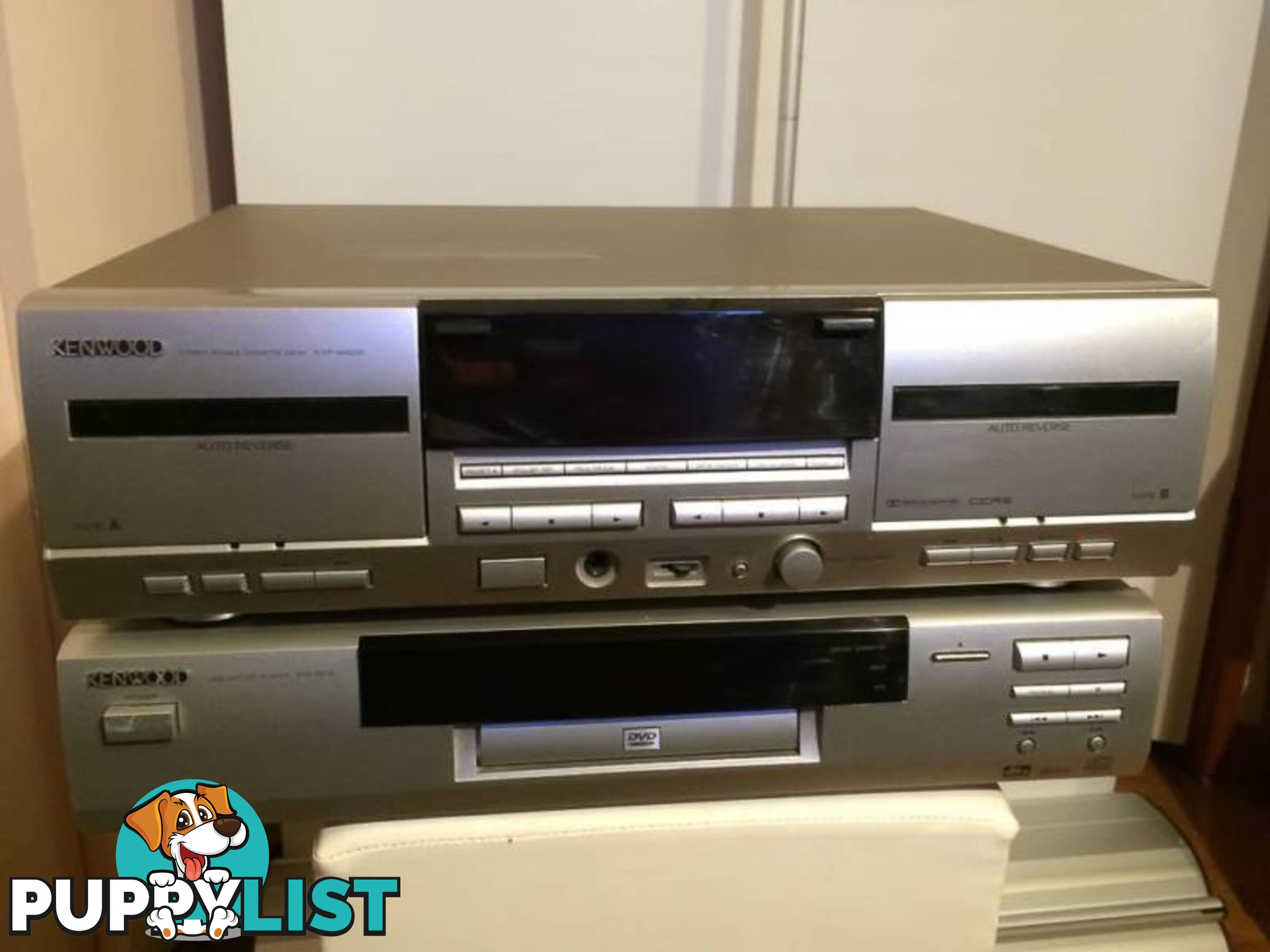 KENWOOD KXF-W4040 TAPE & DVF-5010 CD PLAYER $30 THE PAIR