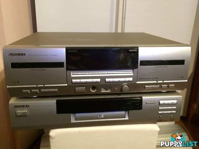 KENWOOD KXF-W4040 TAPE & DVF-5010 CD PLAYER $30 THE PAIR