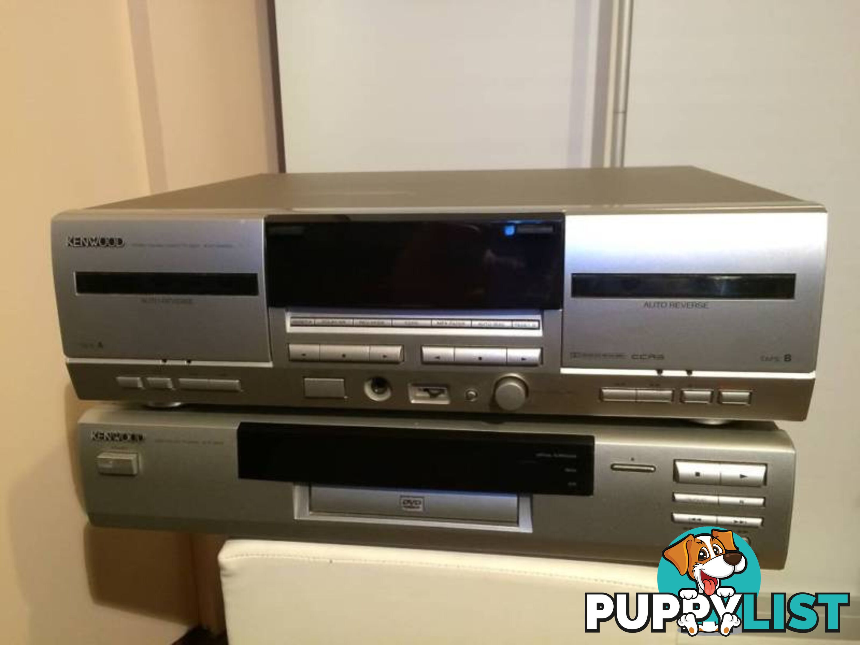 KENWOOD KXF-W4040 TAPE & DVF-5010 CD PLAYER $30 THE PAIR