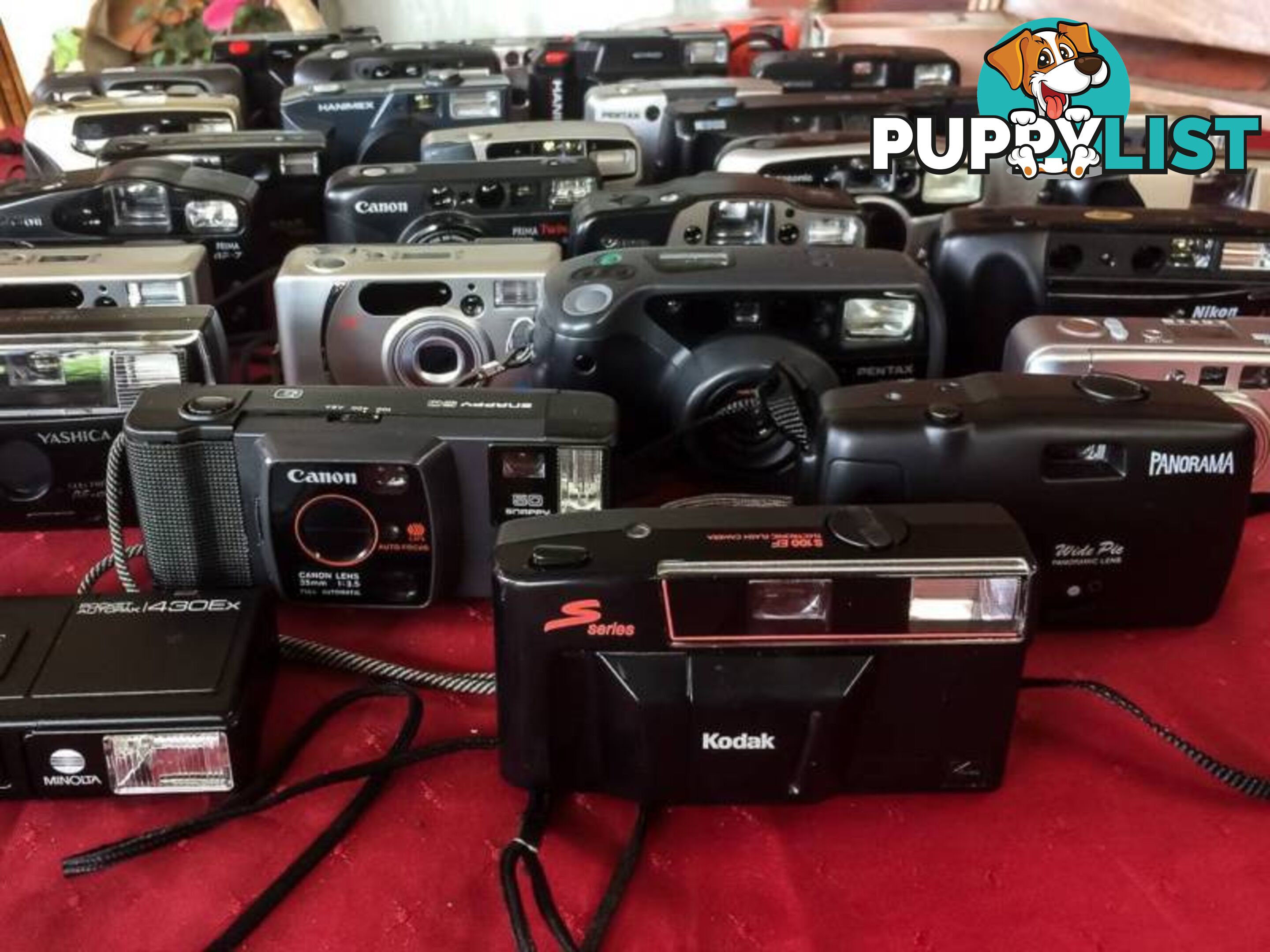 31 x 35MM POINT & SHOOT FILM CAMERAS $200 for the lot