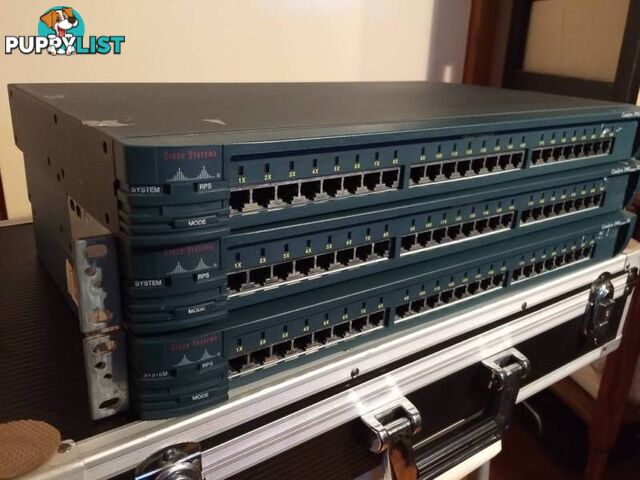 3 CISCO SYSTEMS CATALYST 2900 SERIES XL $25 the LOT