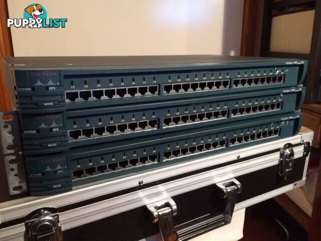 3 CISCO SYSTEMS CATALYST 2900 SERIES XL $25 the LOT