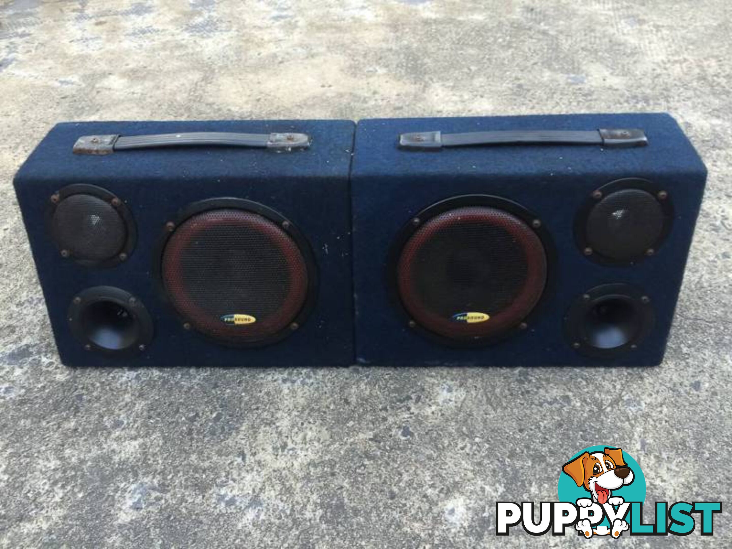 2 x 60 WATT MULTI PURPOSE PRO SOUND BOXED SPEAKERS