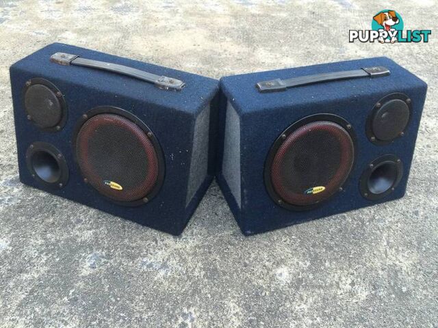 2 x 60 WATT MULTI PURPOSE PRO SOUND BOXED SPEAKERS