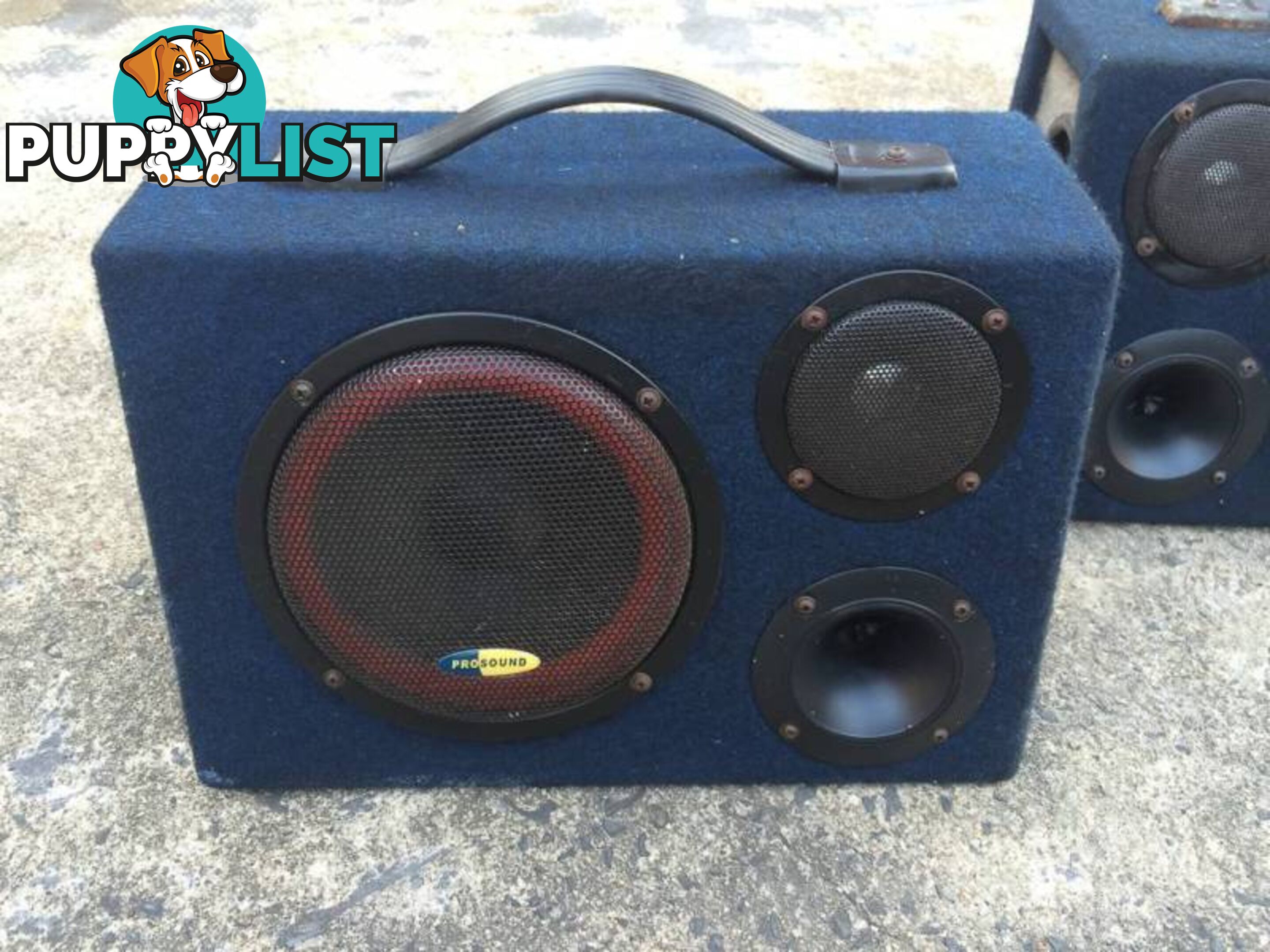 2 x 60 WATT MULTI PURPOSE PRO SOUND BOXED SPEAKERS