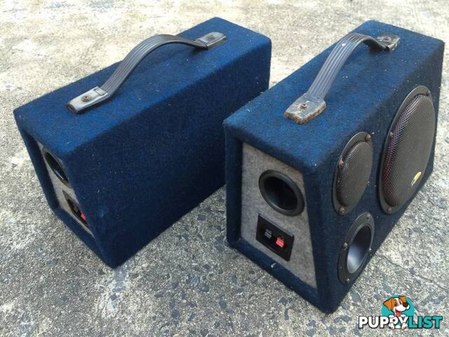 2 x 60 WATT MULTI PURPOSE PRO SOUND BOXED SPEAKERS