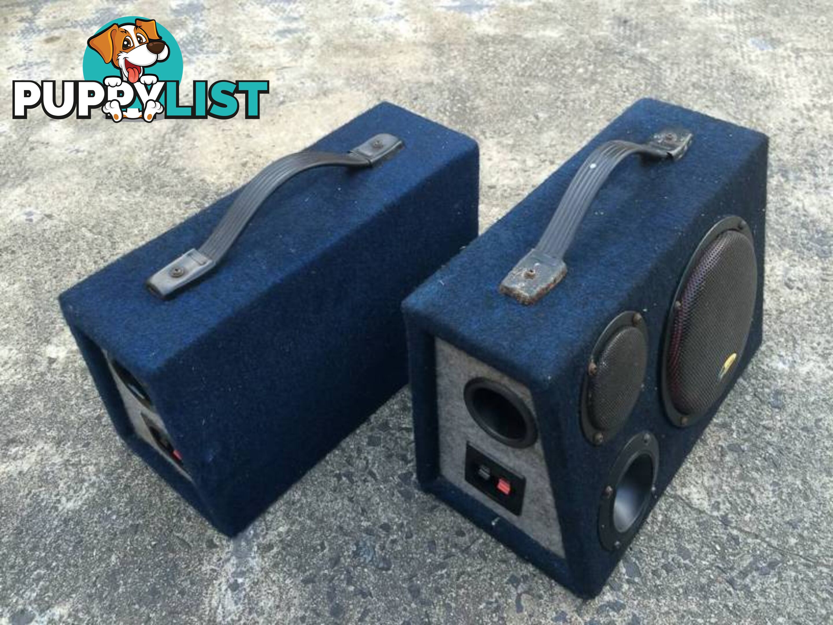 2 x 60 WATT MULTI PURPOSE PRO SOUND BOXED SPEAKERS