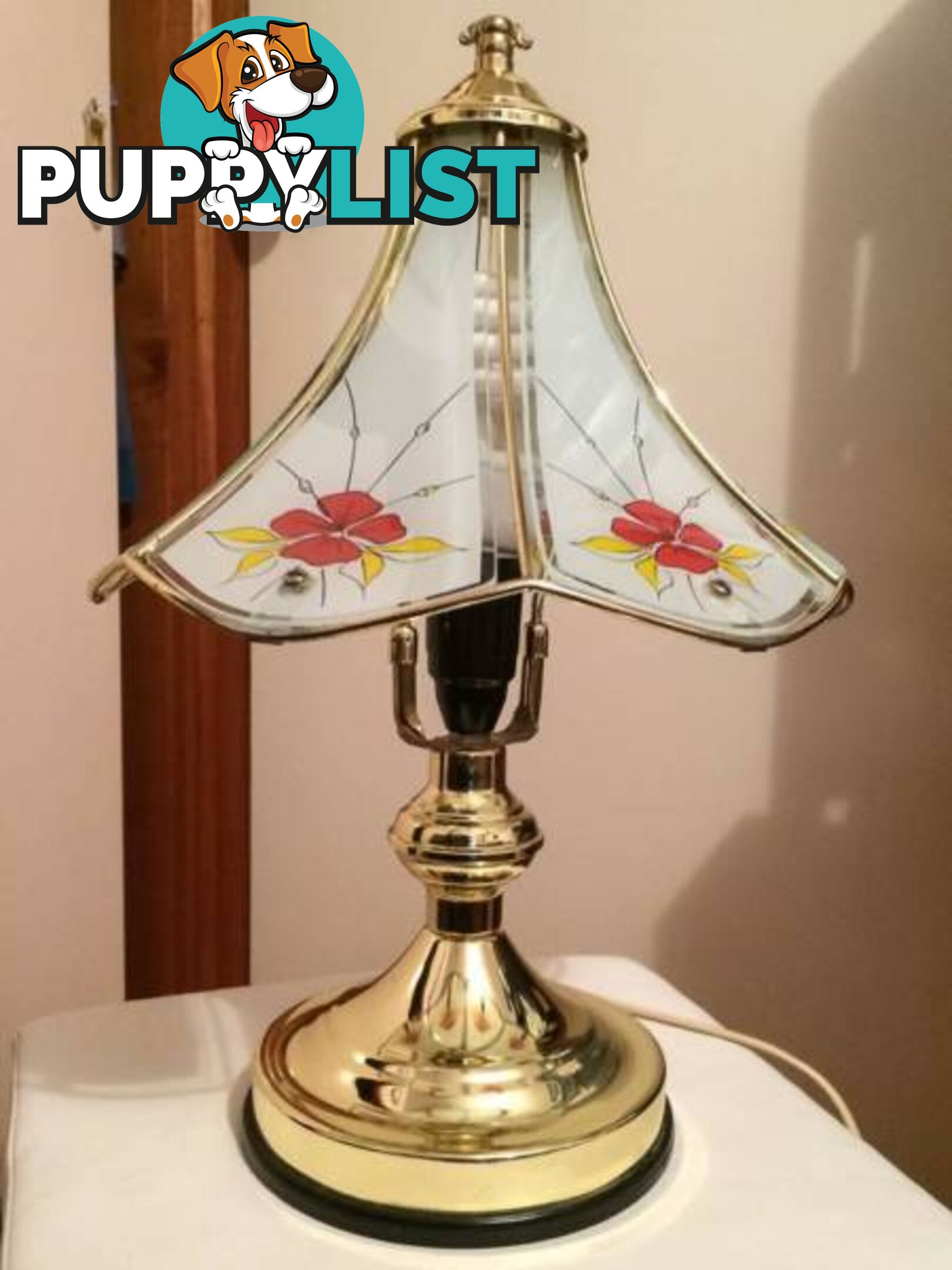 Decorative Glass Top Touch Lamp 45CM IN HEIGHT