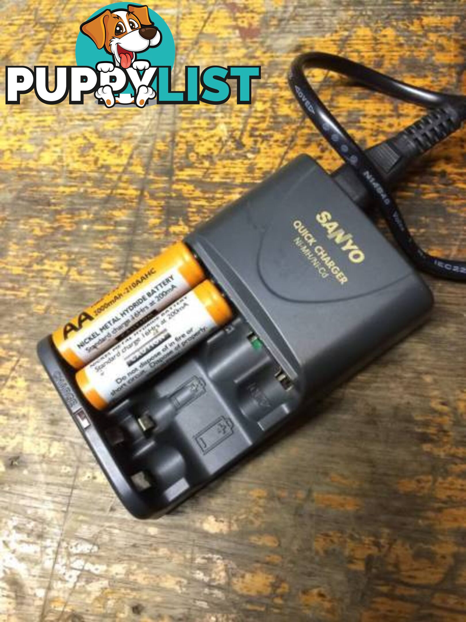 SANYO QUICK BATTERY CHARGER