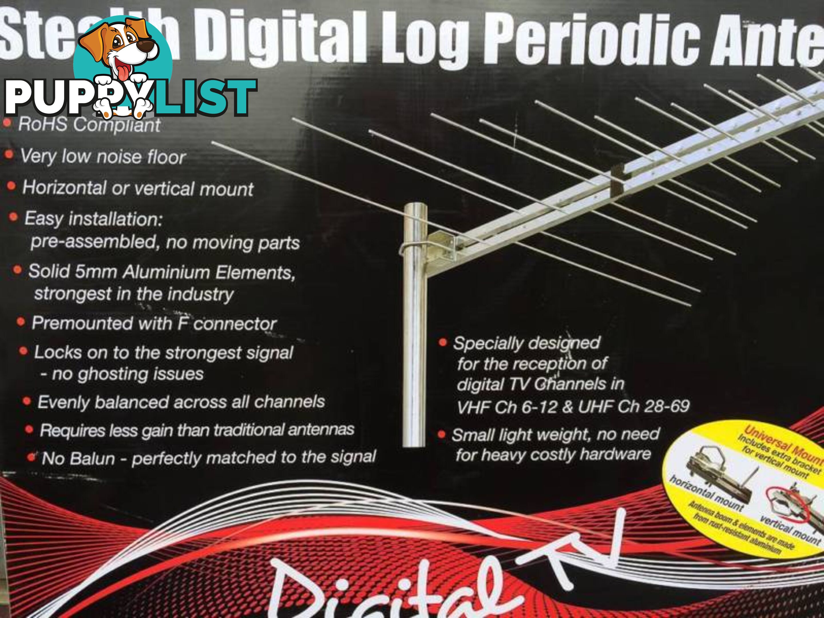 DIGILOG STEALTH DIGITAL LOG PERIODIC ANTENNA