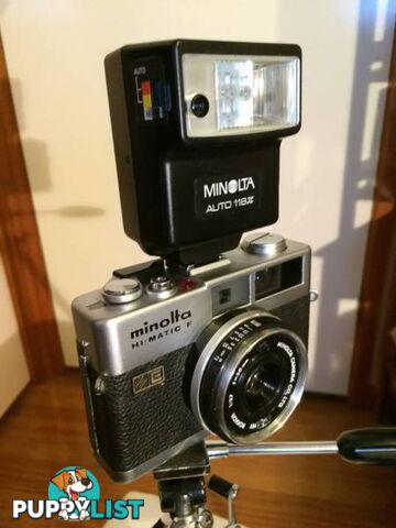 MINOLTA Hi-matic F, ROKKOR 2,7/38mm.Lens,made in Japan