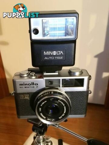 MINOLTA Hi-matic F, ROKKOR 2,7/38mm.Lens,made in Japan