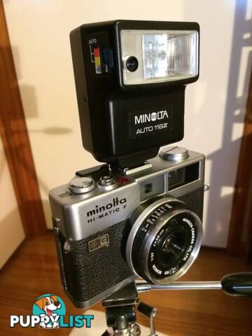 MINOLTA Hi-matic F, ROKKOR 2,7/38mm.Lens,made in Japan