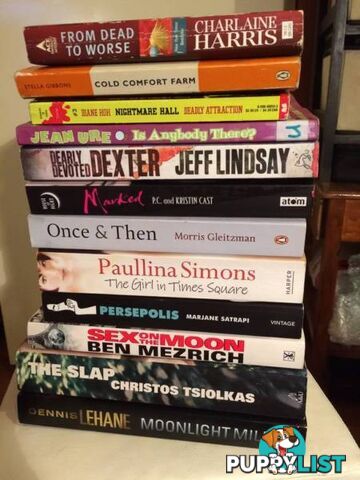 MIXED LOT OF NOVELS $15 THE LOT