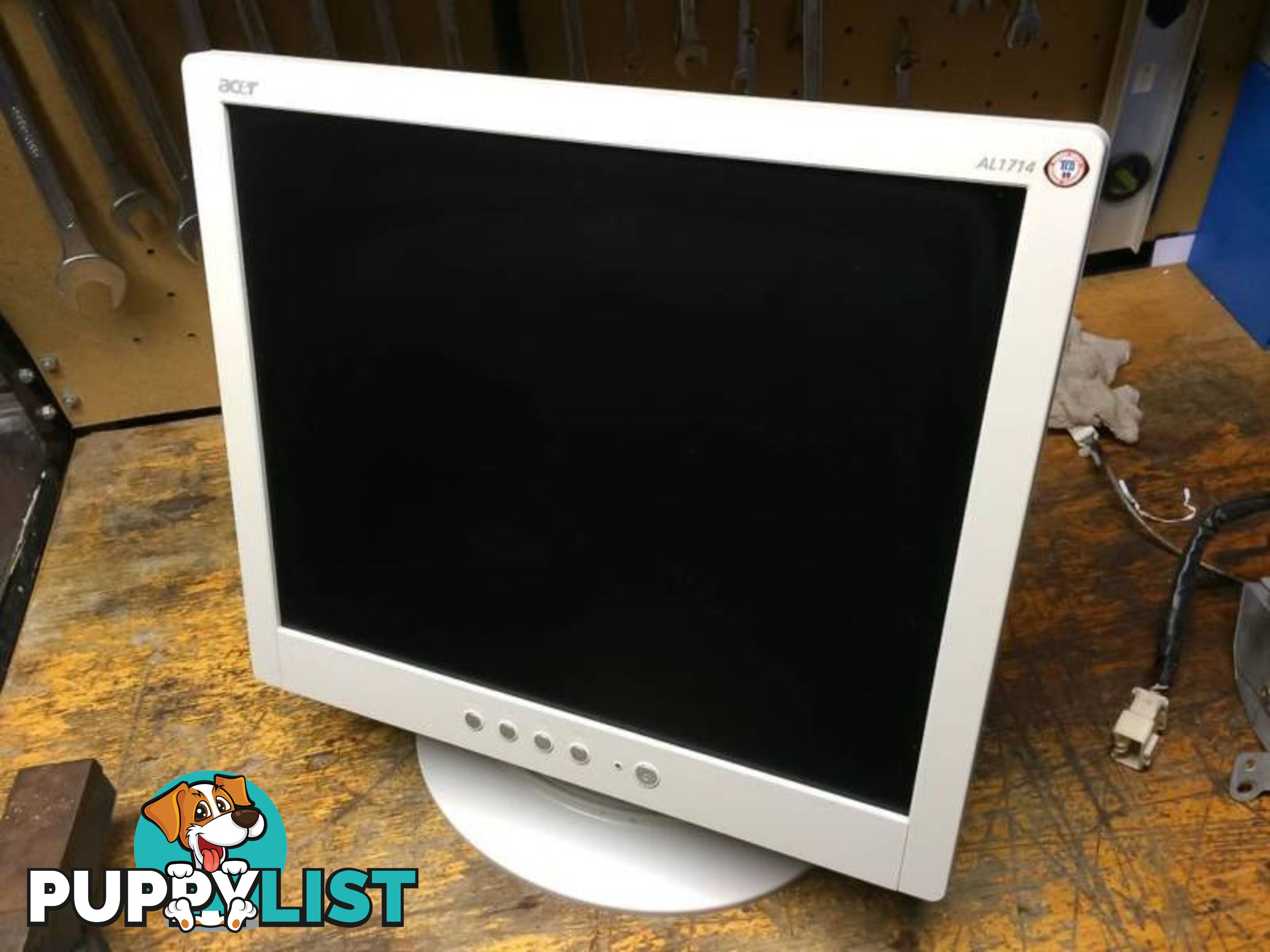 ACER (AL1714) 17 INCH LCD MONITOR ( NO A/C ADAPTOR )