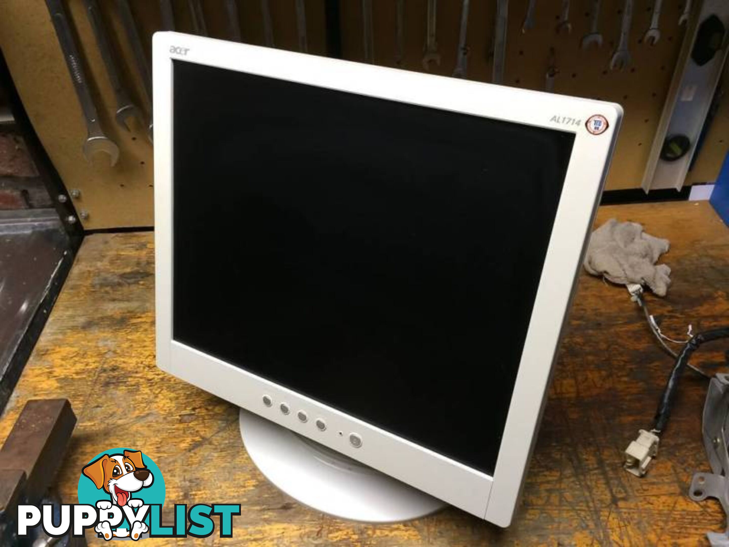 ACER (AL1714) 17 INCH LCD MONITOR ( NO A/C ADAPTOR )