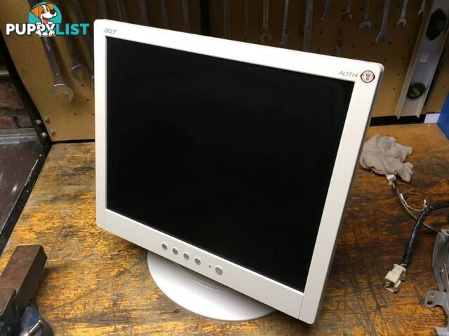 ACER (AL1714) 17 INCH LCD MONITOR ( NO A/C ADAPTOR )