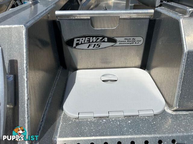 USED 2021 FREWZA F15 SIDE CONSOLE WITH YAMAHA F70 FOR SALE