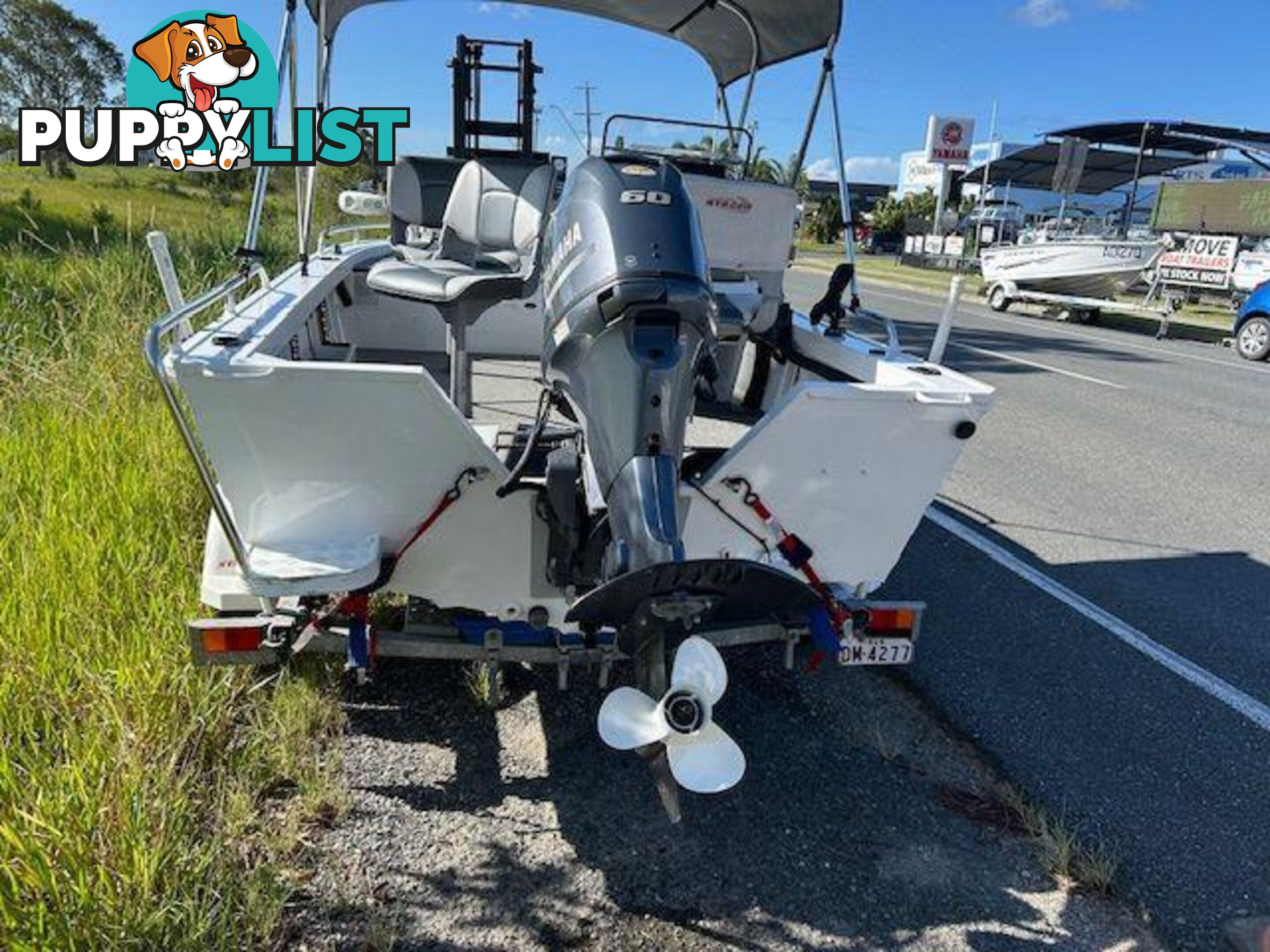 USED 2013 STACER 439 BARRA ELITE WITH YAMAHA 60HP FOURSTROKE FOR SALE