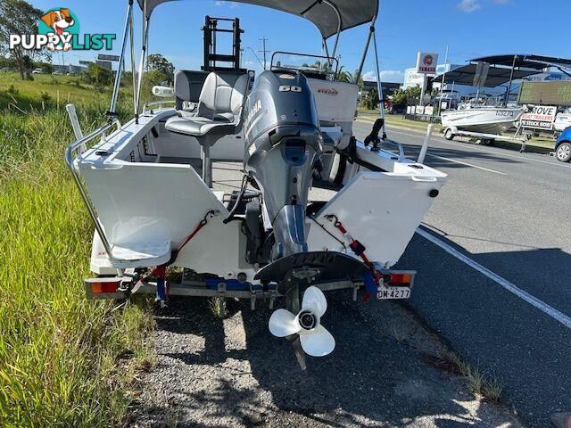 USED 2013 STACER 439 BARRA ELITE WITH YAMAHA 60HP FOURSTROKE FOR SALE