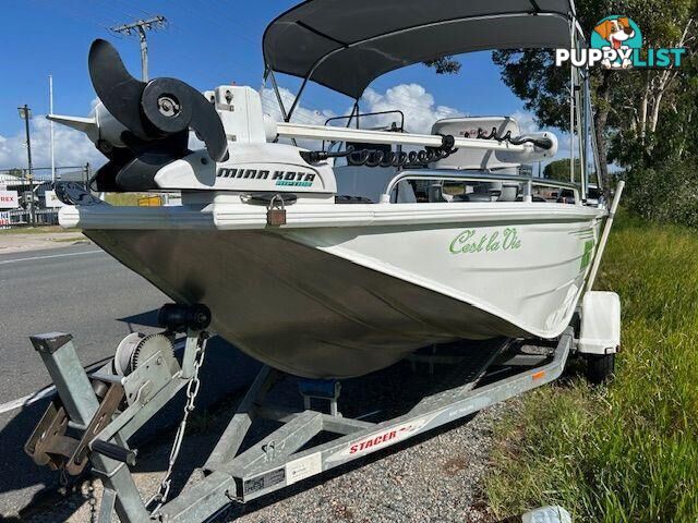 USED 2013 STACER 439 BARRA ELITE WITH YAMAHA 60HP FOURSTROKE FOR SALE