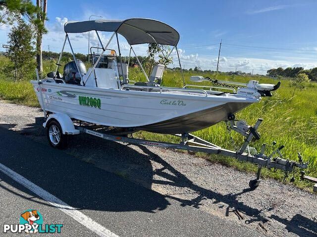 USED 2013 STACER 439 BARRA ELITE WITH YAMAHA 60HP FOURSTROKE FOR SALE