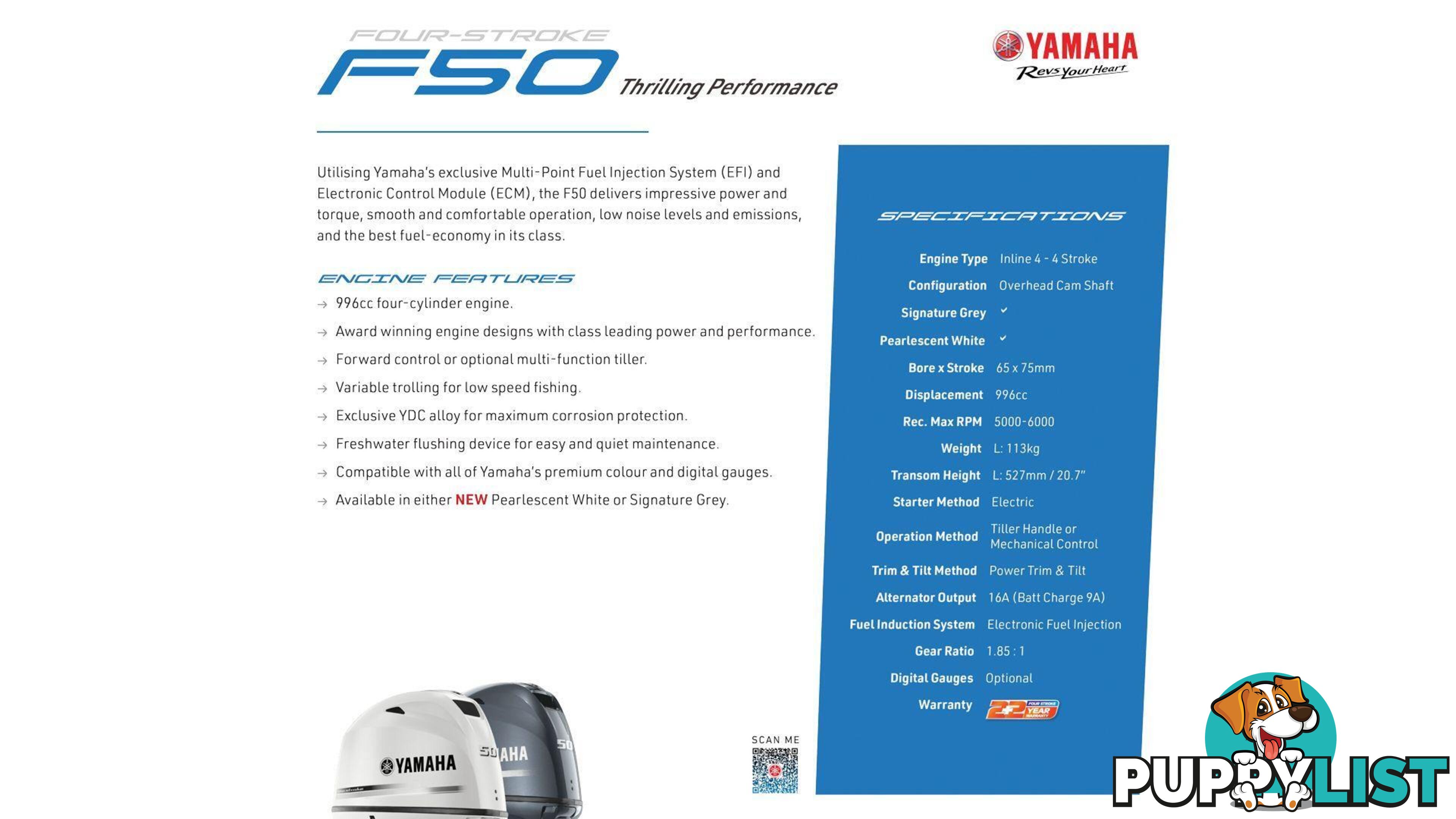 Polycraft 410 Challenger Side Console + Yamaha F50hp 4-Stroke - Pack 2 for sale online prices