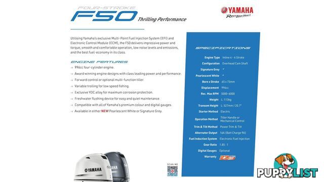 Polycraft 410 Challenger Side Console + Yamaha F50hp 4-Stroke - Pack 2 for sale online prices