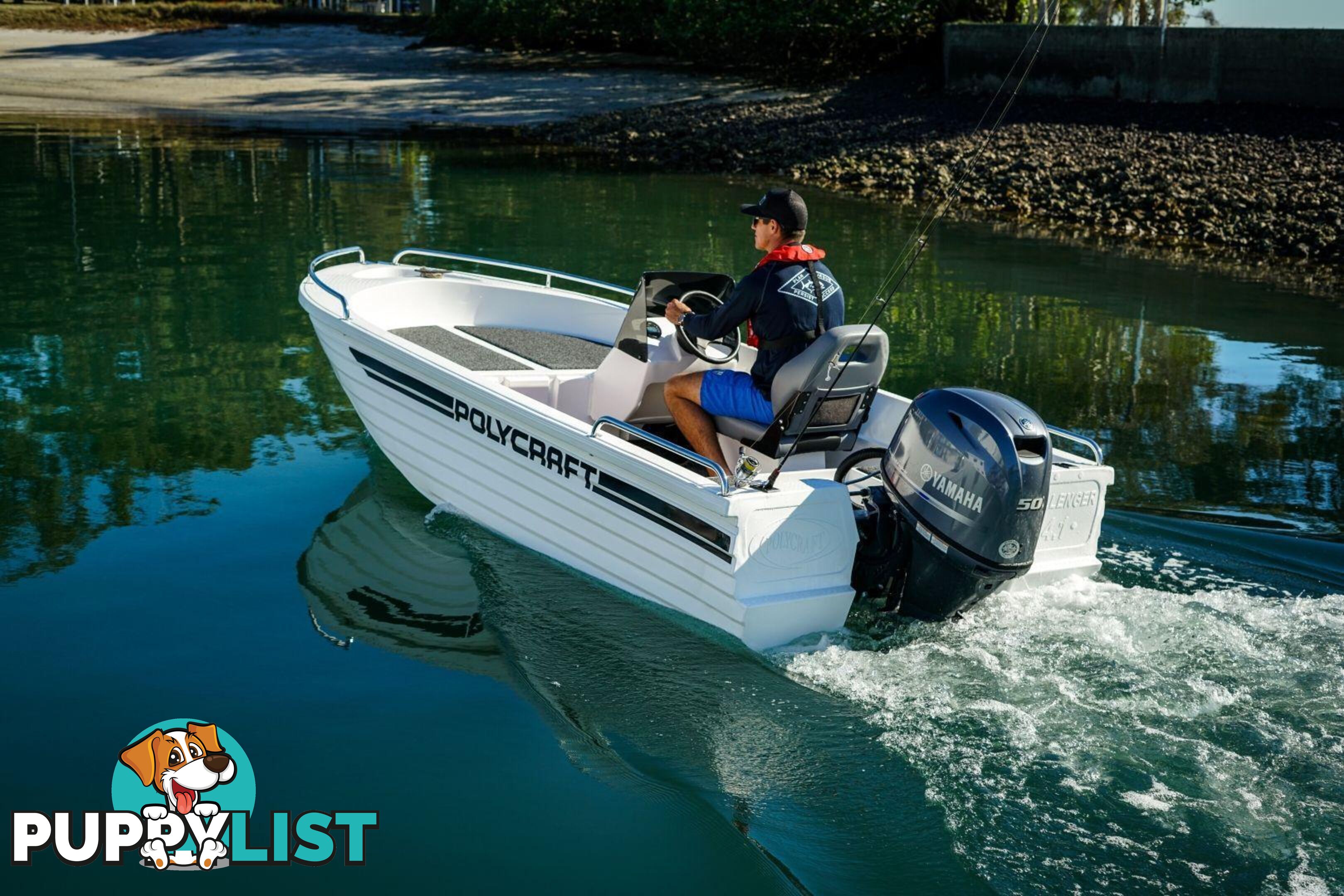 Polycraft 410 Challenger Side Console + Yamaha F50hp 4-Stroke - Pack 2 for sale online prices