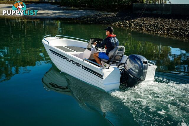 Polycraft 410 Challenger Side Console + Yamaha F50hp 4-Stroke - Pack 2 for sale online prices