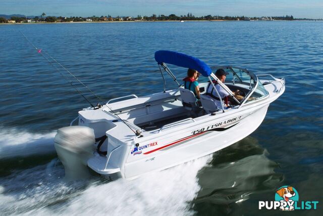 Quintrex 450 Fishabout + Yamaha F60hp 4-Stroke - Pack 1 for sale online prices