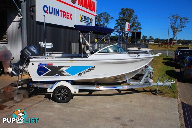 Quintrex 450 Fishabout + Yamaha F60hp 4-Stroke - Pack 1 for sale online prices