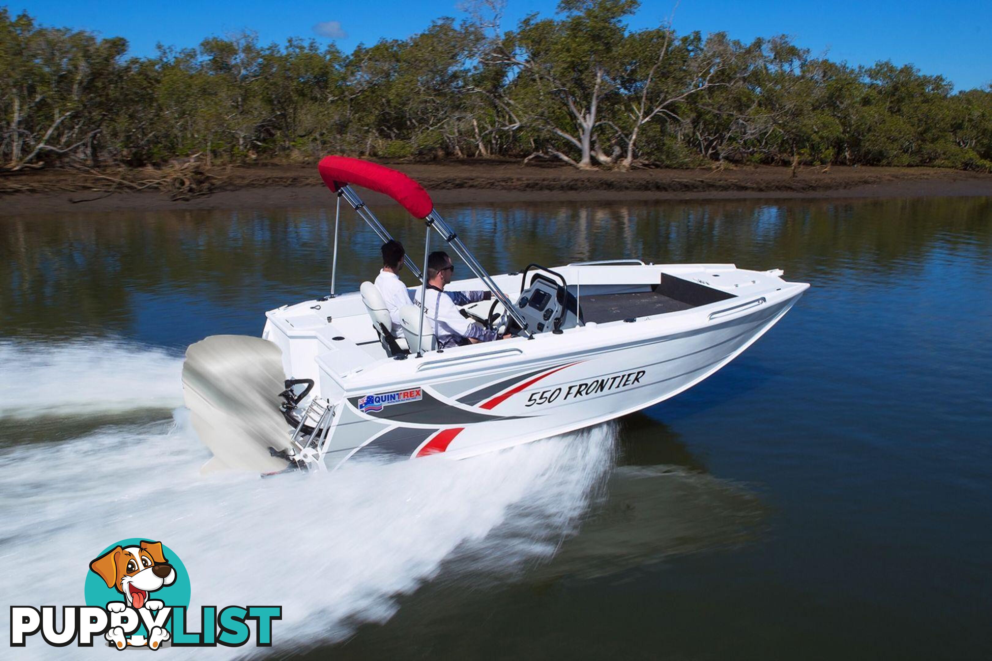 Quintrex 550 Frontier + Yamaha F130hp 4-Stroke - Pack 3 for sale online prices