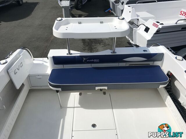 NEW 2024 EVOLUTION 552 SILVER WITH YAMAHA 115HP FOURSTROKE FOR SALE