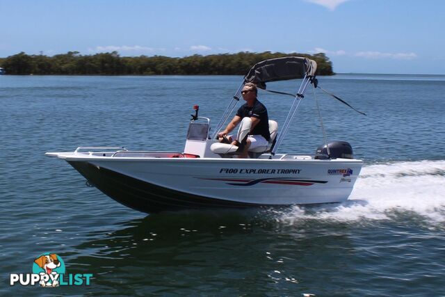 Quintrex F400 Explorer Trophy + Yamaha F40hp 4-Stroke - Pack 2 for sale online prices