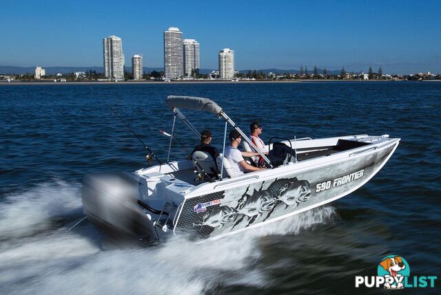 Quintrex 590 Frontier PRO SC + Yamaha F150hp 4-Stroke - PRO Pack for sale online prices