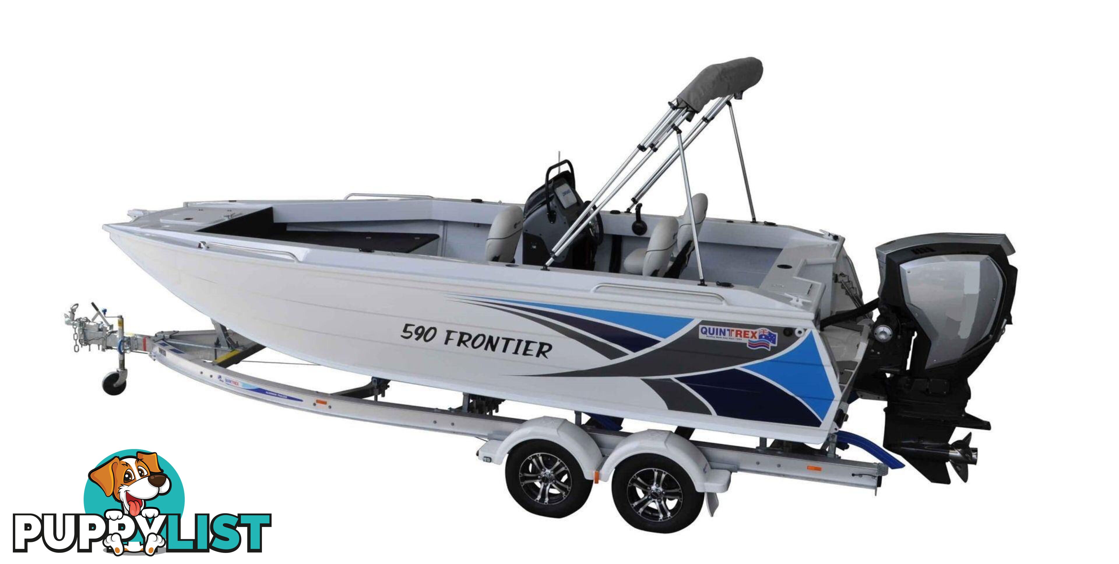 Quintrex 590 Frontier PRO SC + Yamaha F150hp 4-Stroke - PRO Pack for sale online prices