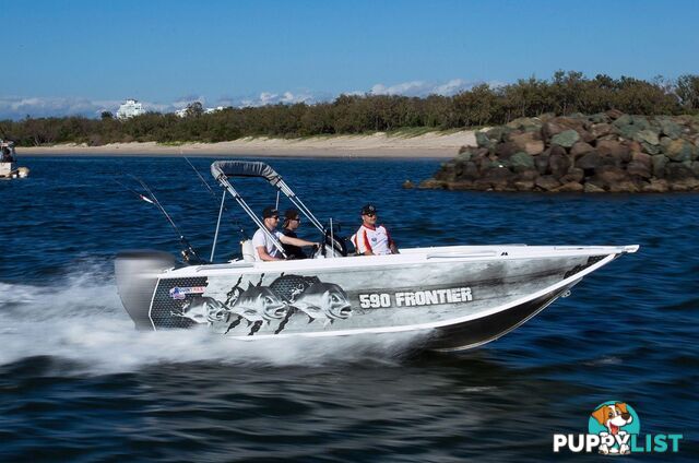 Quintrex 590 Frontier PRO SC + Yamaha F150hp 4-Stroke - PRO Pack for sale online prices