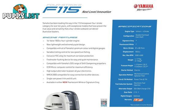 Quintrex 530 Renegade SC(Side Console) + Yamaha F115hp 4-Stroke - Pack 2 for sale online prices