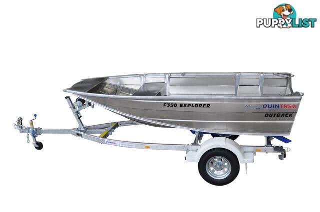 Quintrex F350 Outback Explorer + Yamaha F9.9hp 4-Stroke - Pack 1 for sale online prices