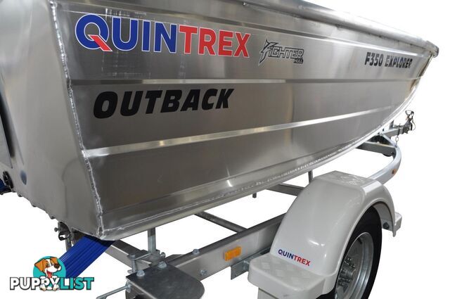 Quintrex F350 Outback Explorer + Yamaha F9.9hp 4-Stroke - Pack 1 for sale online prices