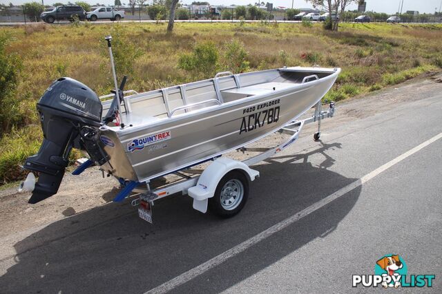 Quitrex F420 Explorer Side Console + Yamaha  F40hp 4-Stroke - Pack 2 for sale online prices