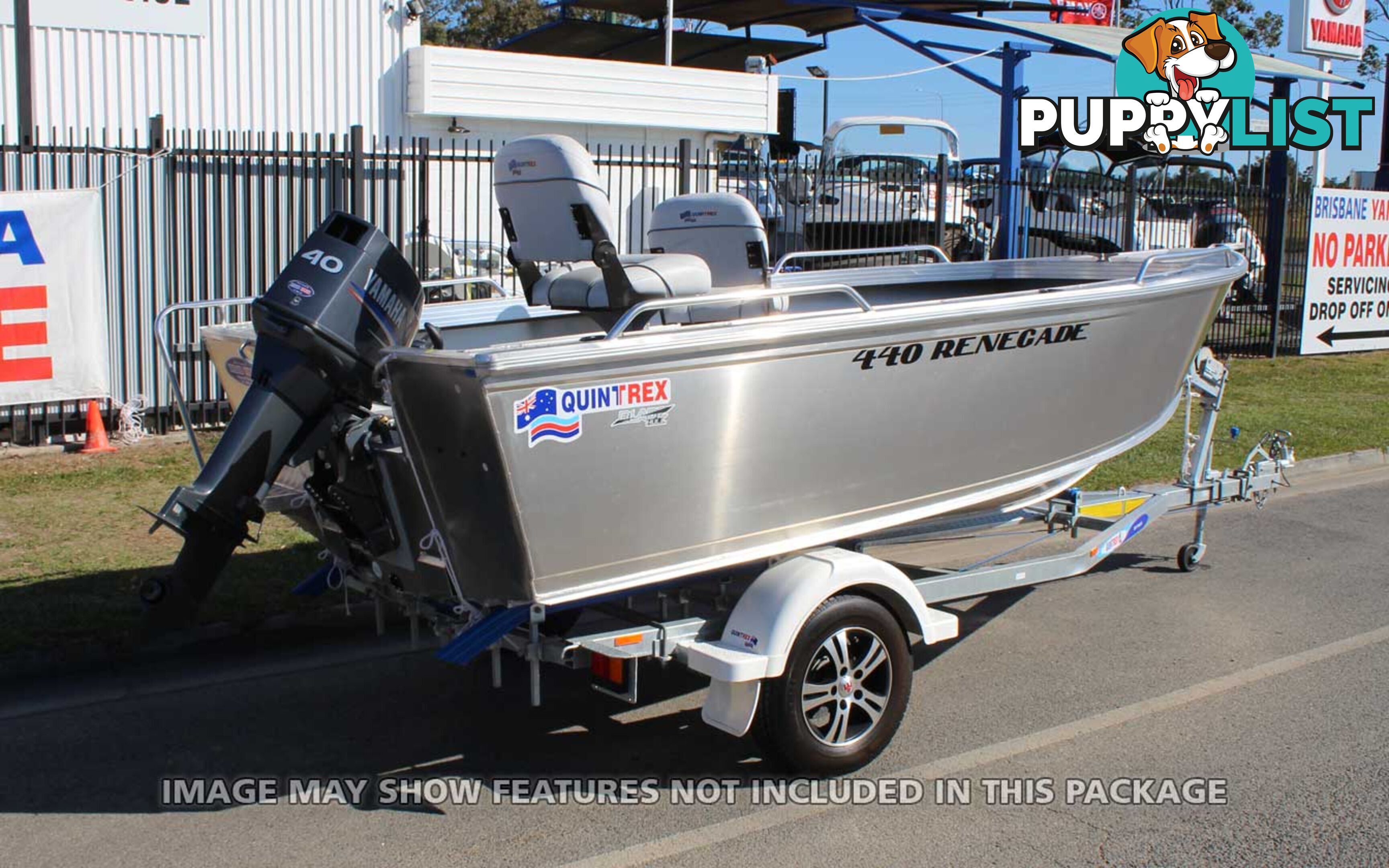 Quintrex 440 Renegade TS(Tiller Steer )+ Yamaha F60hp 4-Stroke - Pack 1 for sale online prices