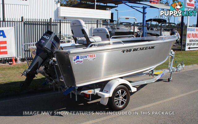 Quintrex 440 Renegade TS(Tiller Steer )+ Yamaha F60hp 4-Stroke - Pack 1 for sale online prices