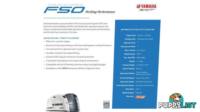 Quintrex 440 Renegade TS(Tiller Steer )+ Yamaha F50hp 4-Stroke - Pack 1 for sale online prices