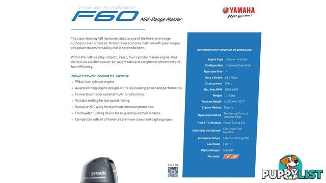 Polycraft 450 Drifter RUNABOUT+ Yamaha F60hp 4-Stroke - Pack 1 for sale online prices
