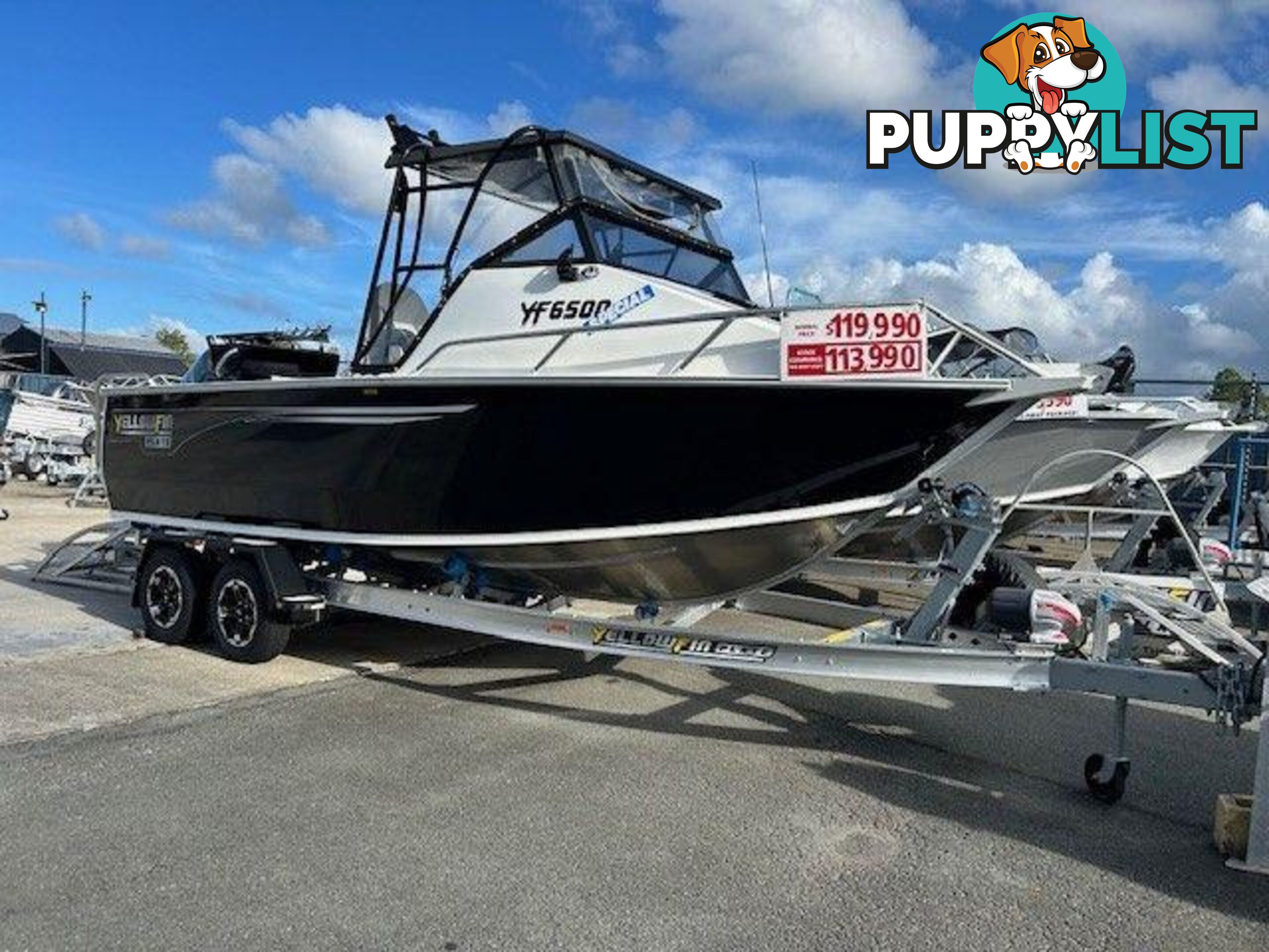 DEMO YELLOWFIN 6500 FOLDING HARDTOP  WITH YAMAHA 200HP FOR SALE