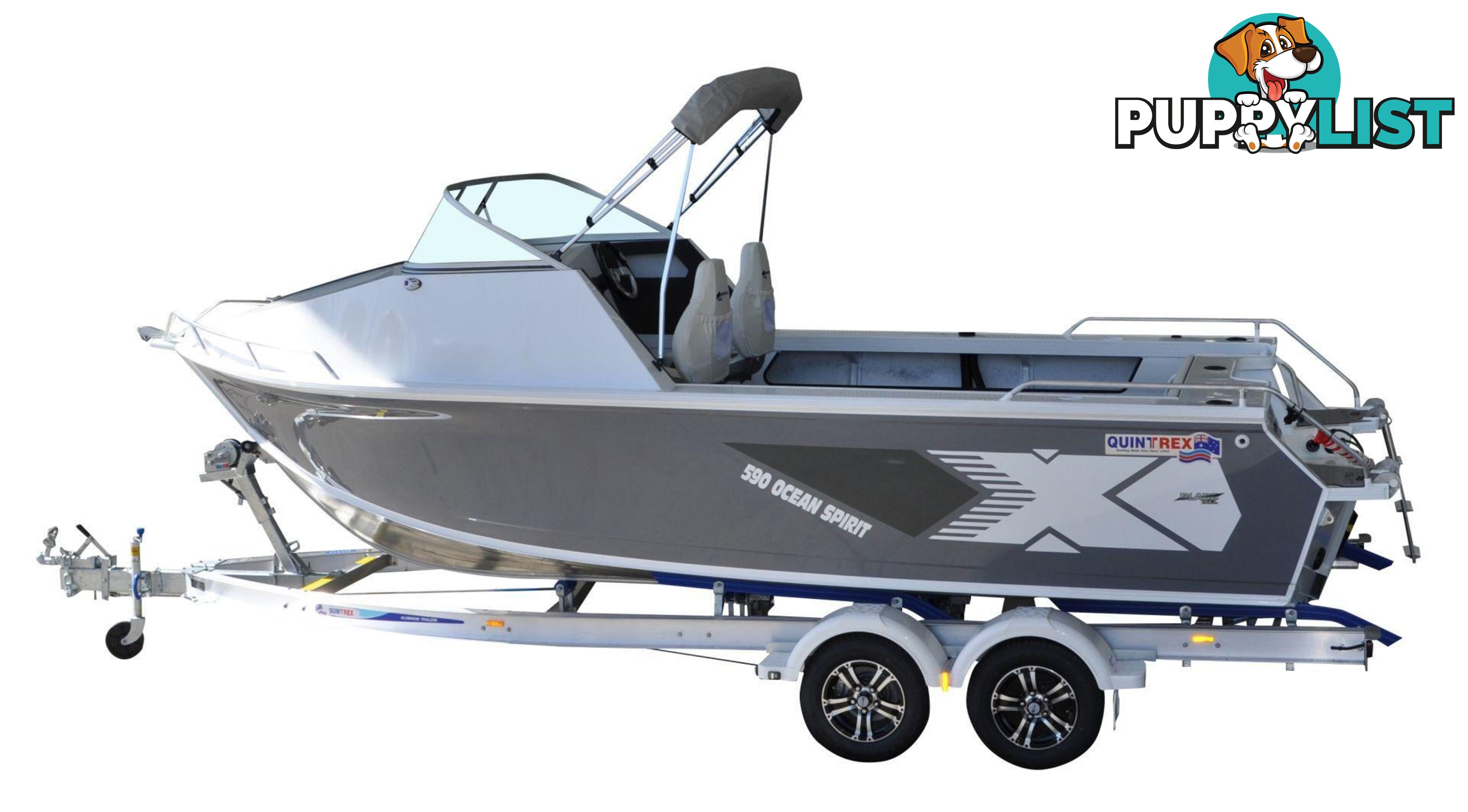 Quintrex 590 Ocean Spirit + Yamaha F130hp 4-Stroke - Pack 2 for sale online prices