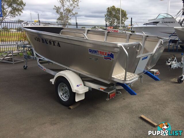 QUINTREX 420 BUSTA WITH YAMAHA 40HP FOURSTROKE FOR SALE